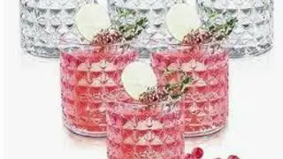 Treo by Milton Knitts 260 by Glass Tumblers Transparent 260ml Each