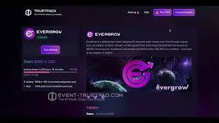 EVERGROW BEST CRYPTO AIRDROP 2023 | TOKEN FREE CLAIM 500$