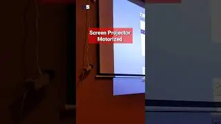 Layar Proyektor Motorized 150 inch