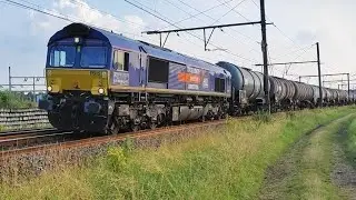 Treinen op Lijn 27A Bocht van Ekeren (+Klaxons) 02/08/2024