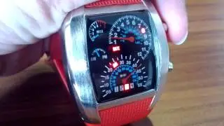 LED RPM Speedometer display watch