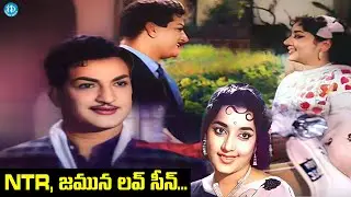 C.I.D Movie | NTR & Jamuna Best Love Scene | NTR, Jamuna, Gummadi | iDream HD Movies