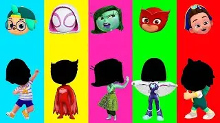 Wrong eyes👀 challenge DAME TU COSITA Pj Masks Funny Puzzle Wrong Heads