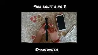 FIRE⚡BOLTT RING 3//BLUETOOTH CALLING SMARTWATCH //UNBOXING