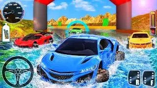 Water Car Racing Simulator 3D - Dirt Chained Cars Stunt Race - Android GamePlay