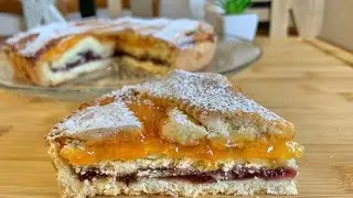 UNA CROSTATA COSI' BUONA NON L'AVETE MAI MANGIATA 2 gusti 2 strati Pasta frolla si scioglie in bocca
