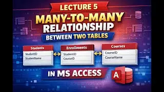 lecture 5 many to many relationship between two table in ms access