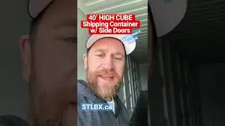 Check out this 40-Foot High Cube Side Door Shipping Container in less than a minute.