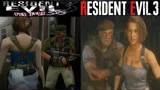 Resident Evil 3: Original VS. Remake - Mikhail Viktor Comparison
