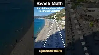 No parallel! International campaign against parallel lines #mathematics #maths #stem #math