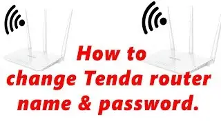 How to change Tenda router password.