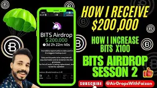 BITS Airdrop session 2 How i earn $200,000 #earnmoney #onlineearning #airdropswithdraw #airdropalert