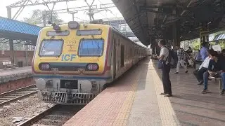 Ambernath fast AC local train video mumbai | Indian local trains mumbai traveling journey vlog