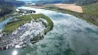 Flooding of the Peace River 