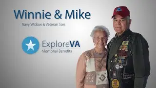 VA memorial benefits honor the memory and service of Winnie&rsquo;s husband.