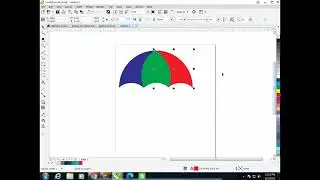 How to Make an Umbrella in CorelDraw | CorelDraw Design | Usmanyousaf