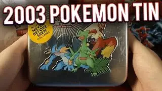 Pokemon Cards - 2003 EX Series Collector's Tin Opening