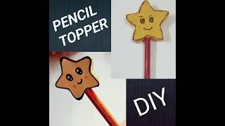 DIY Pencil Topper 😍 #diy #art  #youtubeshorts #shorts #craft