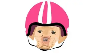 How to make a pink Helmet vector in photoshop cc