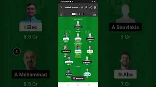 tur vs gre dream11 prediction🤔#dream #shortvideo