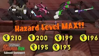 Splatoon 2 - Salmon Run 210 Golden Eggs and other Highlights [Salmonid Smokeyard]