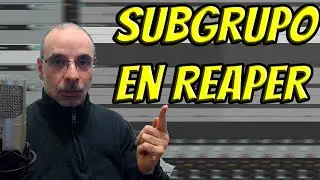 Subgrupo en Reaper (Sin carpeta)