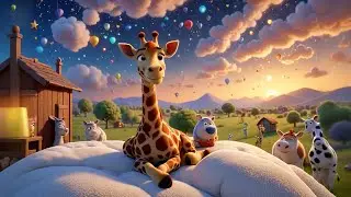 The Giraffe That Wore Pajamas 🦒🛌 | Cute Bedtime Story for Kids | Learn Animals & Bedtime Routine