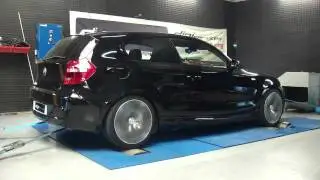Reprogrammation moteur BMW 123D 204cv @ 260cv dyno digiservices