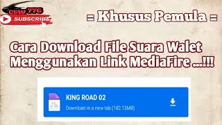 TUTORIAL..!! CARA DOWNLOAD FILE SUARA WALET MENGGUNAKAN LINK MEDIAFIRE Untuk Pemula