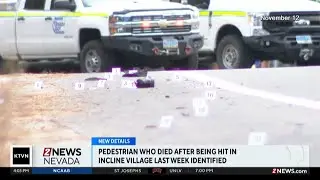 Pedestrian identified in Fatal crash on SR 28 in Incline Village