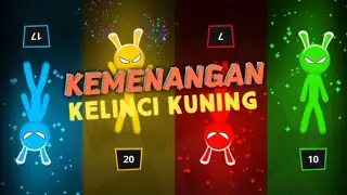 KELINCI KUNING TAK TERKALAHKAN - PERMAINAN STICKMAN PARTY 2 3 4
