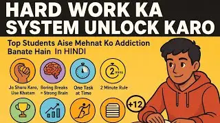 Kaise Mehnat (Hardwork) ko  Addiction Banate Hain?  Science + Strategy I 12 ways