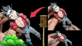 Vegeta (Dragon Ball ) Clay Sculpture | ( futuristic art)