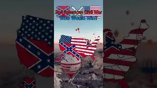 Second American Civil War, Who would win? #shorts #map #mapping #mapper #usa