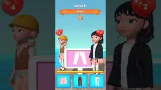 Catwalk Battle - Dress up! 3D All Levels Gameplay Walkthrough (Android,iOS)  #shorts