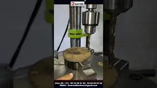 Roent&reg;️ CNC Drilling Machine India | Automatic Round PCD Pillar Drill 40&ndash;50mm | Rajkot Manufacturer