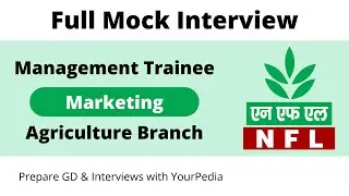 NFL MT Marketing Agriculture Branch Full Mock Interview | NFL Interview preparation & Guidance