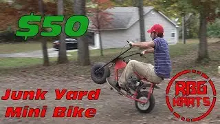 $50 Junk Yard Mini Bike Build & Wreck ~ Mini Bike Monday