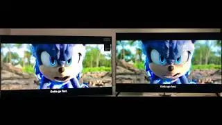 Philips PML9506 vs Sony X95J - Sonic The Hedgehog 2 - Dolby Vision Bright - With Subtitles