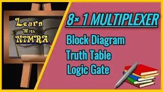 8x1 Multiplexre | 8 into 1 Multiplexre @learnwithnimra