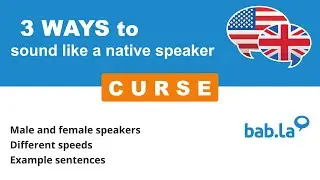 CURSE pronunciation | Improve your language with bab.la