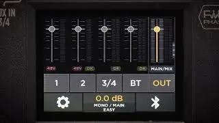 RCF ART 9-AX - Mixers Channels Levels