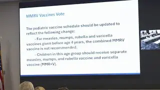 Expert reacts to ACIP recommendations on new restrictions on MMRV vaccines
