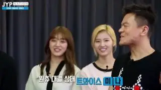 JYPNation & Sana, Jihyo - TWICE