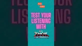 Test your English listening with #02: Thor Love and Thunder #Thor #Trailer #Movies #ThorLoveNThunder