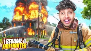 I BECOME A FIRE FIGHTER TO SAVE THE CITY!😱
