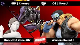 KnockOut Zone #87 - SSBU Winners Round 3 - Cherryo (Ridley/Wii Fit Trainer) vs KyruU (Terry)