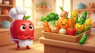 Ten Little Veggies Jumping on the Tray | Counting Nursery Rhyme | SiSi Kids TV