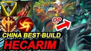 Wild Rift China Hecarim Jungle - Tier 1 OP Champion - Build Rune - Easy Carry Champion - Best Build