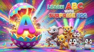Surprise Eggs ABC Song 🥚 Learn Letters Fast for Toddlers